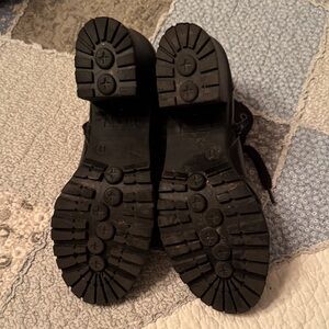 Time and Tru Black Ankle Boots